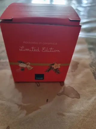 Addobbo Thun Angelo Cuore Rosso Oro