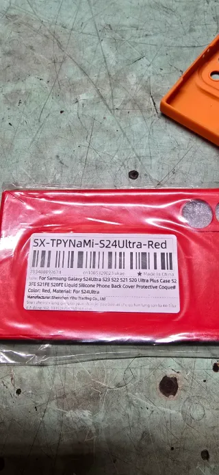Cover S24 Ultra Rosso
