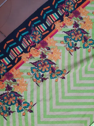 Pareo playa flores 220x 100 aprox