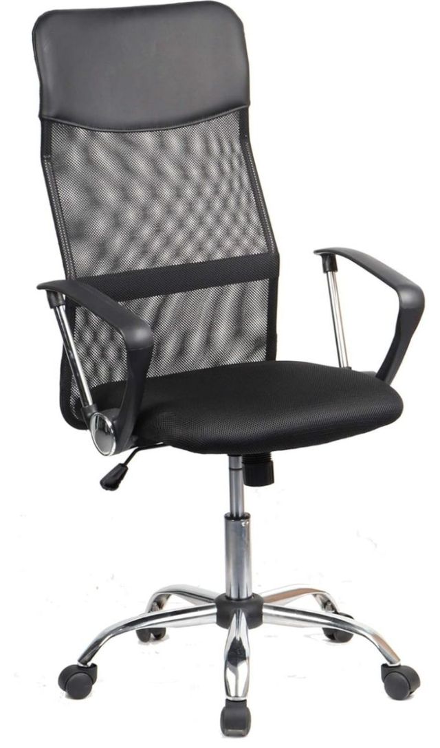 Silla de oficina Ruedas giratorias y reposabrazos.