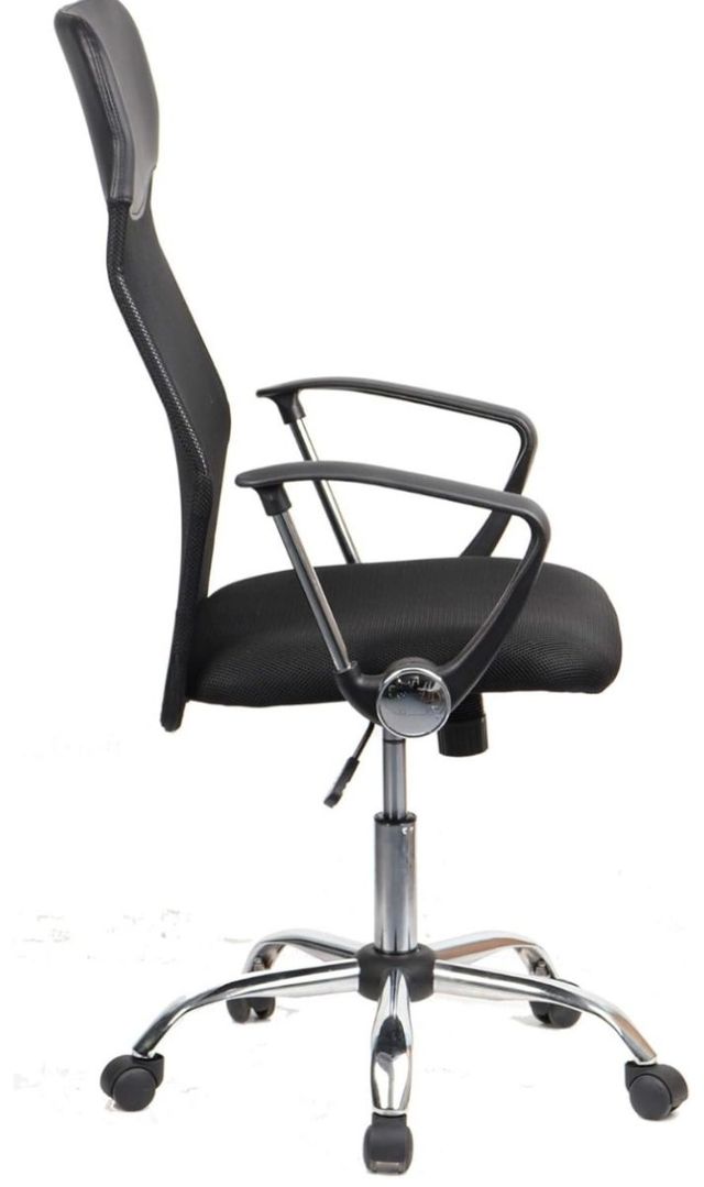 Silla de oficina Ruedas giratorias y reposabrazos.