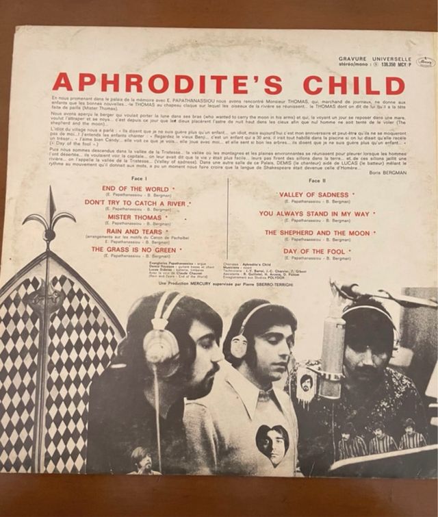 Vinile Aphrodite's Child End of the World
