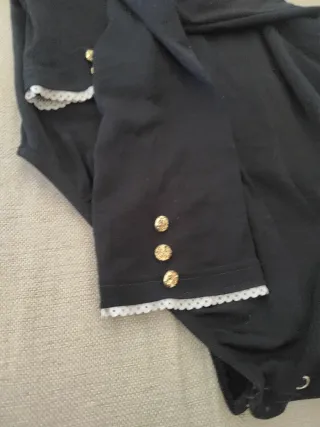 Body de ballet negro manga larga  de Payés