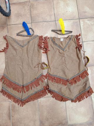 Disfraz de India con Plumas