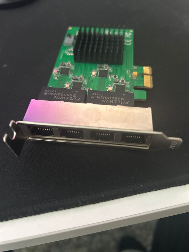 Tarjeta Ethernet x4 Gb PCI