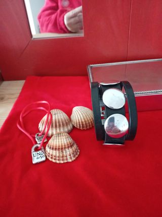 Uno de 50 pulsera Cuero y Plata