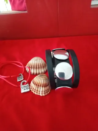 Uno de 50 pulsera Cuero y Plata