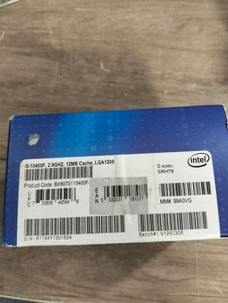 Procesador Intel Core i5-10400F 2.9GHz LGA1200