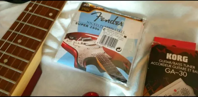 Guitarra Eléctrica Roja Stix + Funda