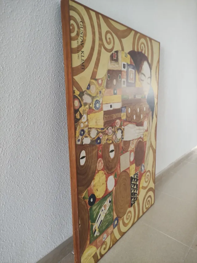 Cuadro poster Gustav Klimt El Beso