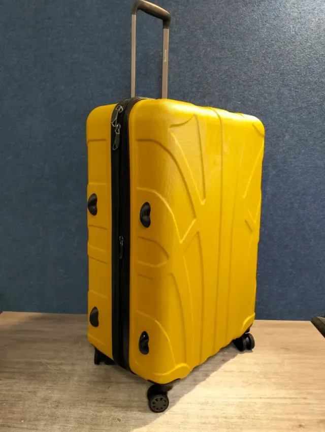 Suitline TSA Mala Dura Amarela 76 cm