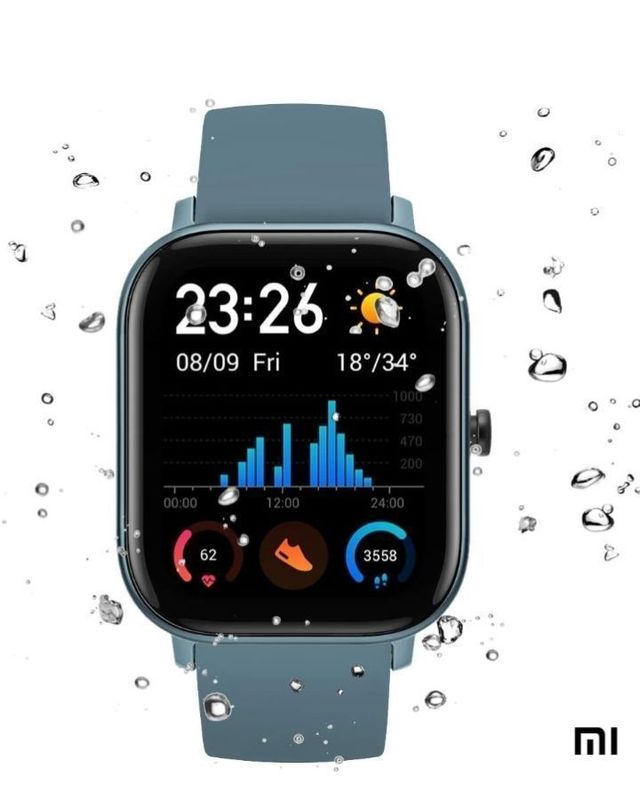 Amazfit GTS Smartwatch Aço Azul