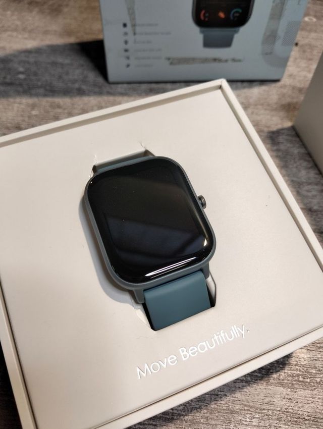 Amazfit GTS Smartwatch Aço Azul