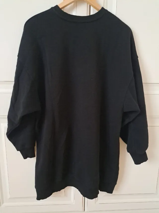 Sudadera Bershka Negra Estampado Águila