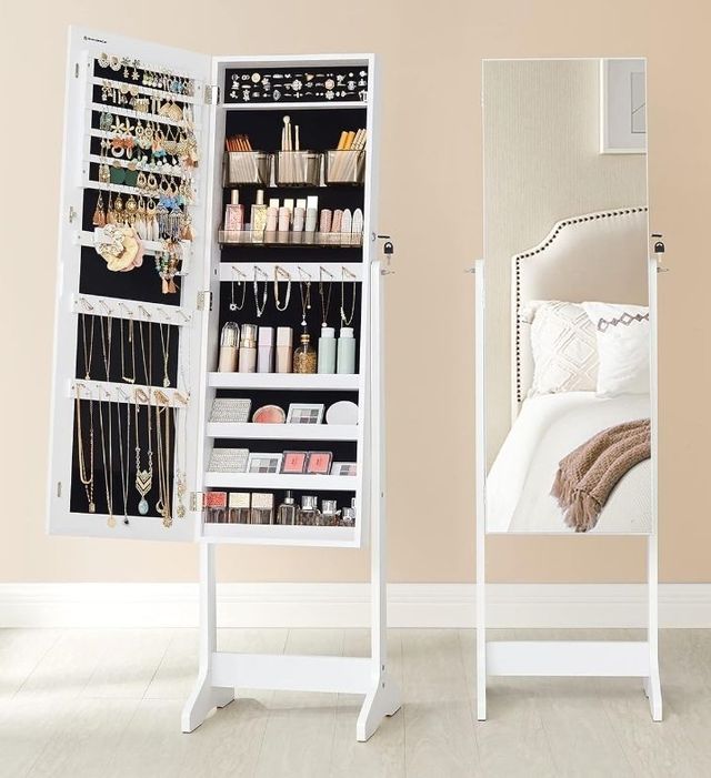 SONGMICS JJC002W01 Espelho para joalharia 152 cm