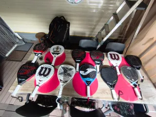 Palas de pádel variadas desde 80€