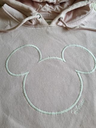 Sudadera HyM Mickey rosa claro. talla M. 