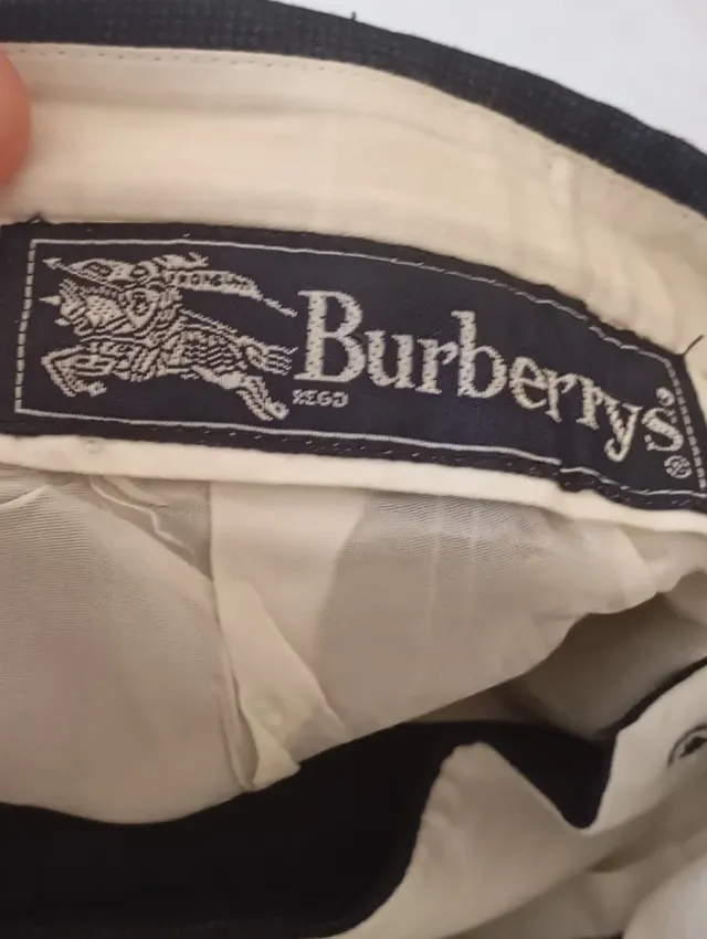 Pantaloni eleganti Burberrys neri
