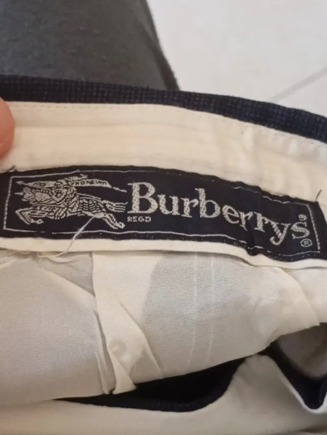 Pantaloni eleganti Burberrys neri

