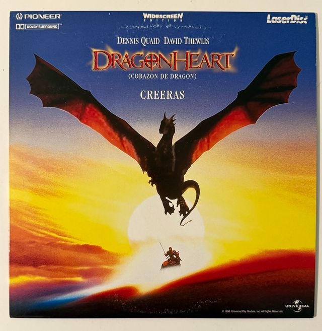 Filme Coração de Dragão com Disco Laser