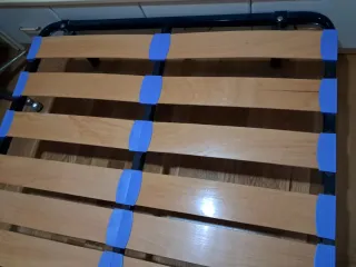 Somier lamas haya tubo reforzado