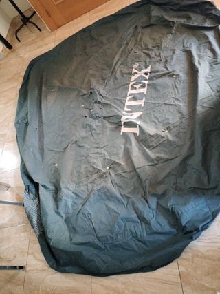 Funda para piscina verde