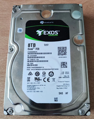 4 x Disco Duro Seagate Exos 8TB SAS 12Gb/s
