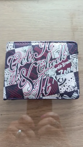 Cartera monedero con estampado