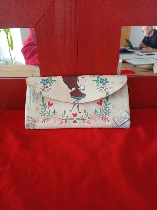 Portafoglio Anneke con disegno da bambina