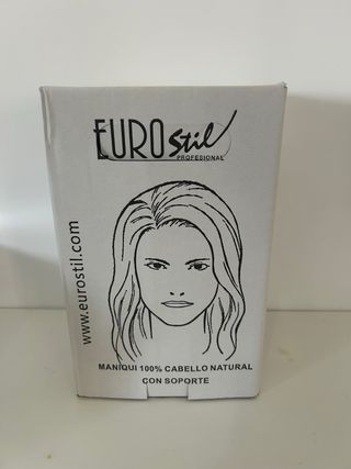 Cabeza Maniquí Eurostil Profesional 100% Cabello N