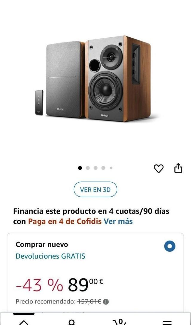 Colunas de estante ativas Edifier R1280T