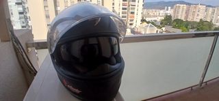 Casco Scorpion Integral Talla L Negro Mate