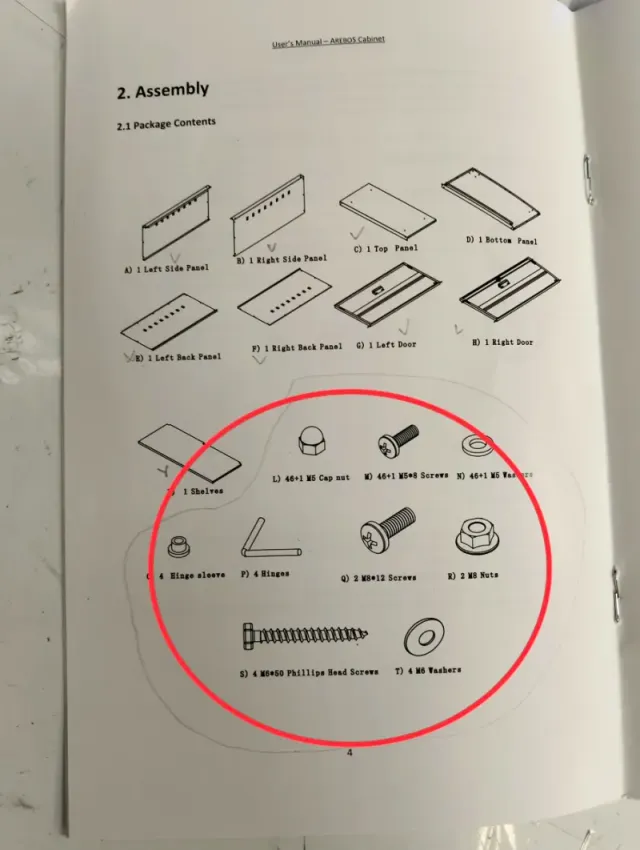 Armario oficina Arebos 90x40x90cm 4 estantes