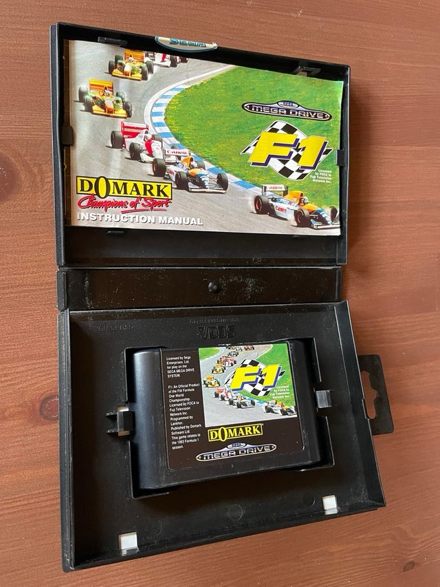 F1 Sega Mega Drive Cartucho 16-Bit