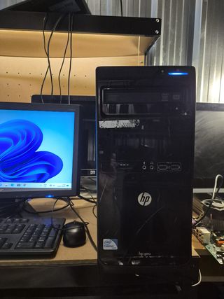 PC HP Pro Escritorio Completo Negro