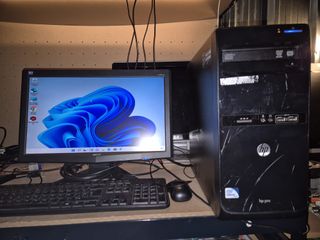 PC HP Pro Escritorio Completo Negro