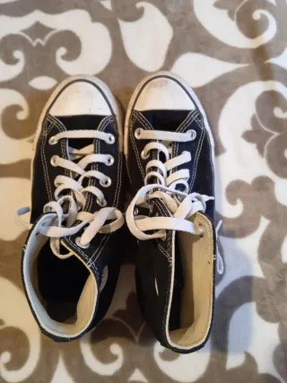 Converse Bambas Negras Talla X