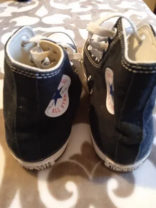 Converse Bambas Negras Talla X