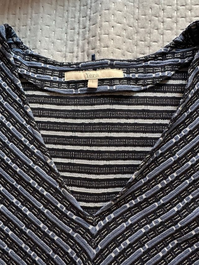 Vestido manga larga estampado