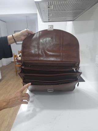 Maletín Piel Ejecutivo/Médico Marrón
