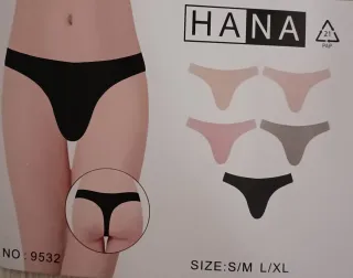 Lote 5 tangas HANA sin costuras