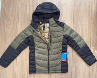 Chaqueta Columbia Omni-Heat Negra y Verde