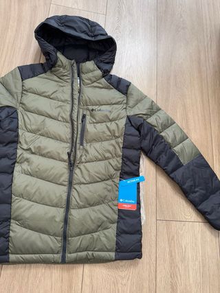 Chaqueta Columbia Omni-Heat Negra y Verde