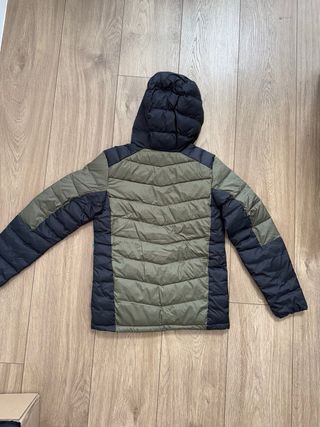 Chaqueta Columbia Omni-Heat Negra y Verde