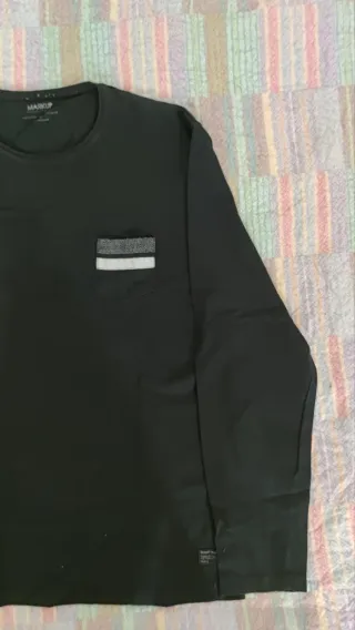 Maglia uomo manica lunga Markup nera