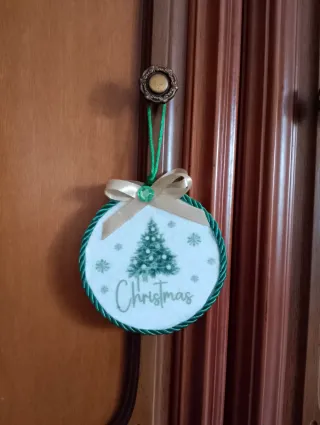 Medaglione Natalizio Albero/Calza