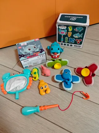 Giochi per bagnetto mare con retino