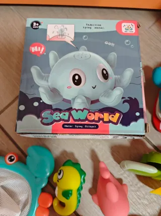 Giochi per bagnetto mare con retino