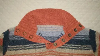 Jersey lana cuello abotonado Talla M