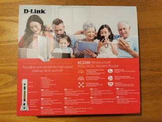 D-Link DVA-5593 AC2200 Modem Router VoIP